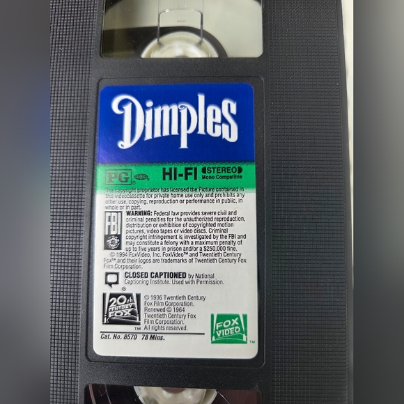 Shirley Temple Family Feature VHS Collection - Picture 5 of 7